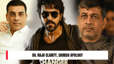 Dil Raju Clarity, Shirish Apology
